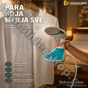 Ručna Pegla na Paru — Prenosivi Paročistač za Odelo i Zavese