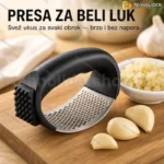 Ručna presa za beli luk od nerđajućeg čelika
