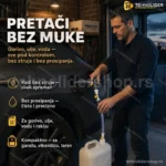 Ručna Pumpa za Pretakanje Tečnosti — Gorivo, Ulje i Voda