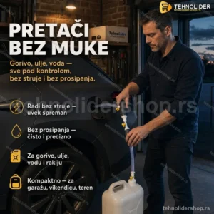 Ručna Pumpa za Pretakanje Tečnosti — Gorivo, Ulje i Voda