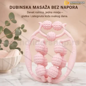 Ručni Masažer Protiv Celulita sa 9 Rolnica