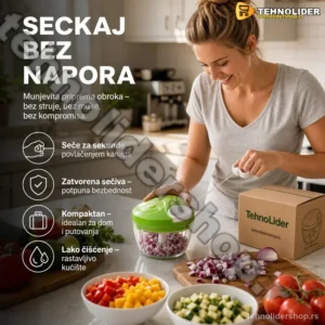 Speedy Chopper – Ručni Secko za Povrće, Luk i Meso