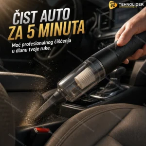 Jak usisivač za auto — kompaktan ručni usisivač za unutrašnjost vozila