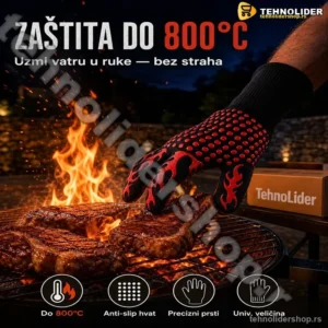 Rukavice Otporne na Visoku Temperaturu – Zaštita do 800°C