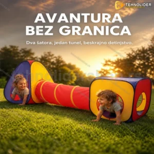 Šator za decu tunel 3u1