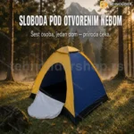 Šator za kampovanje za 6 osoba — lagan i vodootporan