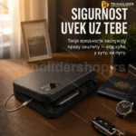 Sef sa sajlom — Prenosivi trezor sa čeličnom sajlom za fiksiranje
