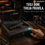 Sef za pištolj na otisak prsta — Biometrijski, čelik K235, 4L kapacitet