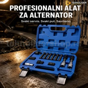 Servisni alat za alternator 13 delova u koferu
