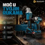 Set Aku Brusilica i Aku udarni odvijac-srafilica Plava