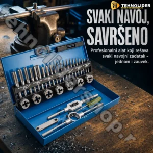 Set Alata za Narezivanje i Urezivanje Navoja – 32 Komada