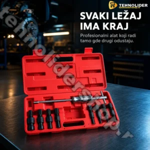 Set izvlakača ležajeva s kliznim čekićem — 9 delova