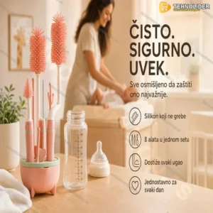 Set od 8 Delova za Čišćenje Flašica