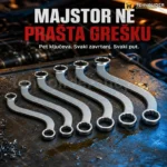 Set Okastih Ključeva S-Oblika od Hrom-Vanadijuma – 5 Komada