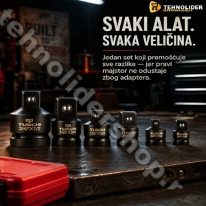 Set Reducira za Gedore – 6 Komada, Sve Standardne Veličine