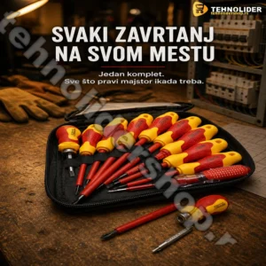 Sibate Set od 10 Šrafcigera – Komplet za Električare i Kućne Radove