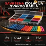 Set Termo Izolatora za Kablove – 560 Komada, Različite Veličine