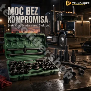 Set Velikih Gedora 3/4 Cola – 20 Komada (21–65 mm) u Koferu