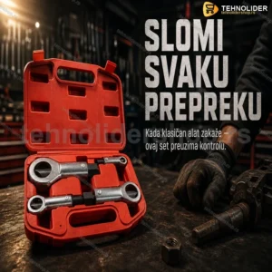 Set za Lomljenje Zapečenih Matica – Komplet 4 Veličine (9–27mm)