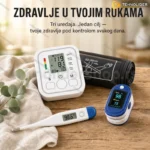 Set za merenje zdravlja 3u1 — pritisak, temperatura, oksimetar