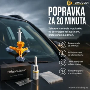 Profesionalni Set za Popravku Šoferšajbne – Reparacija Pukotina