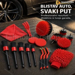 Profesionalni pribor za pranje automobila set sa 17 delova