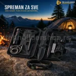 Kompletni Set za Preživljavanje – Višenamjenski EDC Komplet sa Nožem, Kompasem i Paracordom