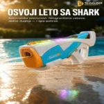 SHARK Pametna Automatska Puška na Vodu – Vaše Tajno Oružje za Letnje Osveženje!