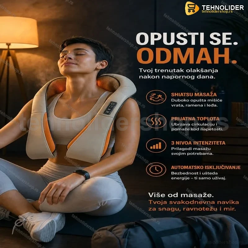 Šijacu masažer vrata, ramena, leđa Šijacu masažer vrata, ramena, leđa