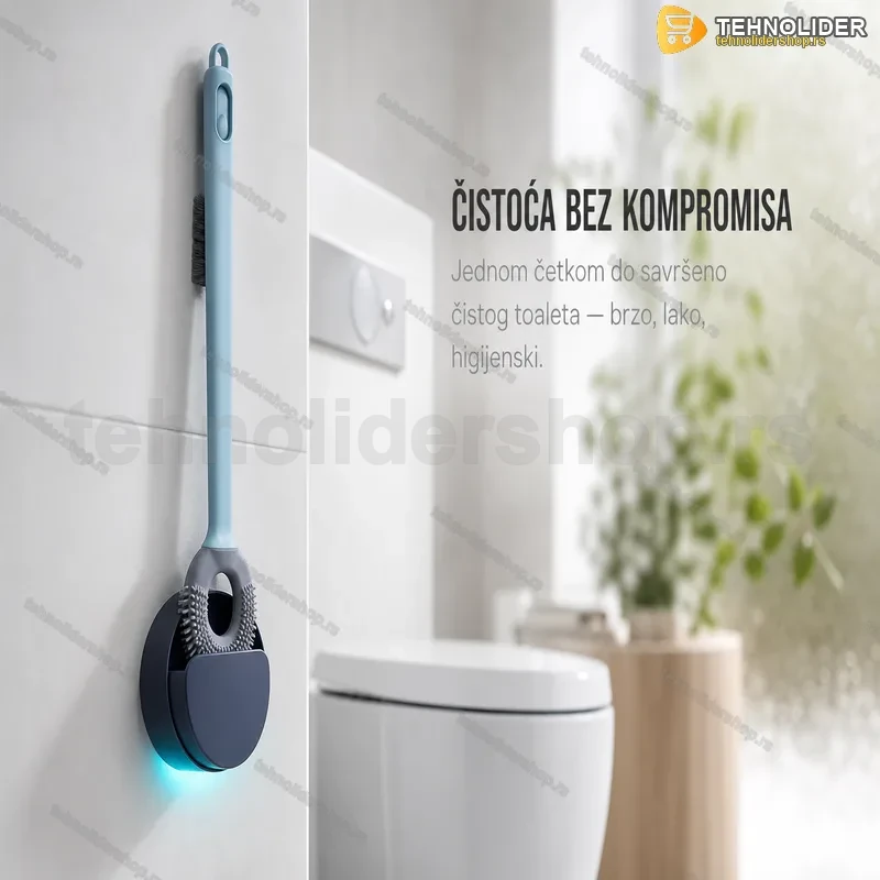 2 u 1 Silikonska Četka Za WC šolju 2 u 1 Silikonska Četka Za WC šolju