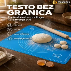 Silikonska podloga za testo 50 X 40cm