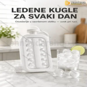 Silikonski kalup za ledene kugle u obliku flaše