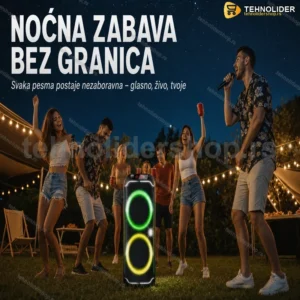 Sing-e CQS-S6616 Party zvučnik 250W sa 2 bežična mikrofona