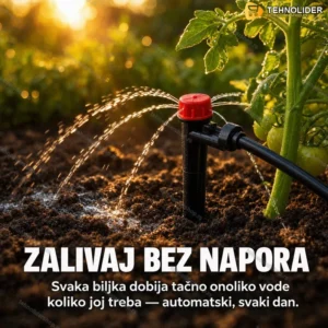 Sistem za navodnjavanje kap po kap - 10 metara sa kompletnim priborom