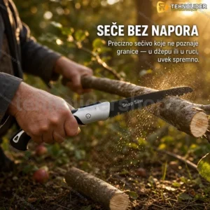 Snap Saw Sklopiva Ručna Testera za Drvo i Grane — Sečivo 30 cm