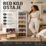 Police za Obuću – Set 5 Sklopivih Kutija