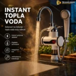 Slavina za Sudoperu sa Digitalnim Bojlerom i Tušem – Instant Topla Voda