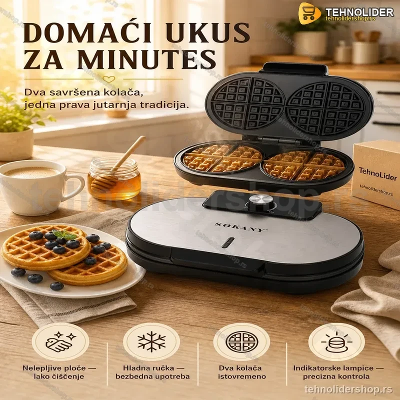 Sokany Aparat za Bakin Kolač – Brza Priprema Toplih Kolača Sokany Aparat za Bakin Kolač – Brza Priprema Toplih Kolača