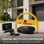 Solarna parking barijera sa daljinskim upravljačem i punjivom baterijom