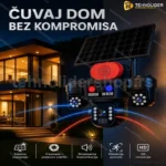 Solarna PTZ Kamera sa Tri Sočiva 4G 25Mpix – Bežični Nadzor 24/7
