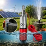 solarna pumpa - prednja strana