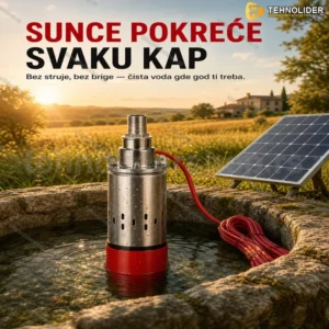 Solarna pumpa za bunar 12V 250W – potapajuća inox pumpa