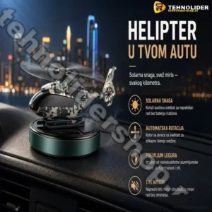Solarni osveživač vazduha za auto Helihopter