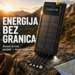 Solarni punjač za telefon 20000mAh