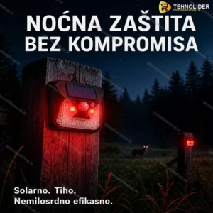 Solarni rasterivač životinja X-PEST — noćna zaštita