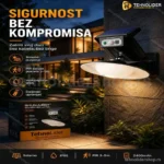 Solarni reflektor za sigurnost i osvetljenje