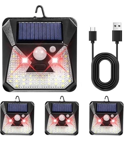 Solarni repelent za životinje X-PEST sa LED svetlima solarni repelent za životinje - u upotrebi