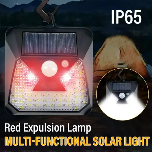 Solarni repelent za životinje X-PEST sa LED svetlima solarni repelent za životinje - prednja strana