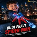 Spajdermen Rukavica sa Izbačajem Strelice za Decu — Igračka Spider-Man