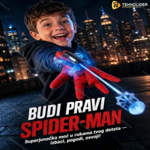 Spajdermen Rukavica sa Izbačajem Strelice za Decu — Igračka Spider-Man